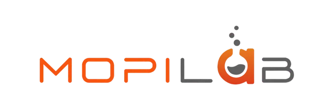 Logotipo oficial de MOPILABS, laboratorio y empresa especialista en la maquila de gomitas.